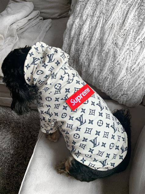 supreme lv pet hoodie|supreme lv hoodie cheap.